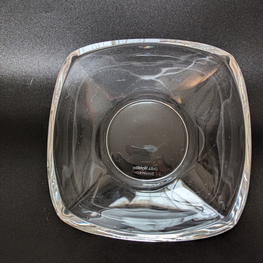 Tiffany and Co. Crystal Delta SkyMiles Candy Dish